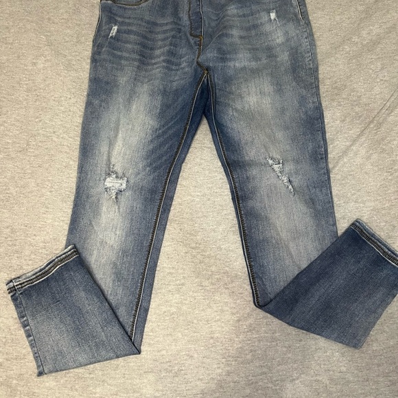 Coco + Carmen Light Blue Denim Stretch Jeans - Picture 1 of 4